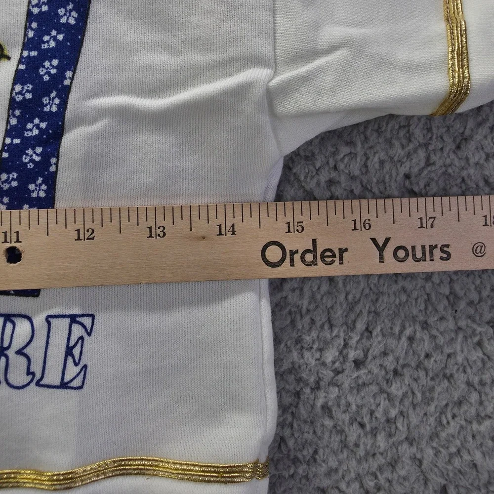 Vintage Carters Kids 6X Ship To Shore Nautical Sweatshirt Pants Set Blue White